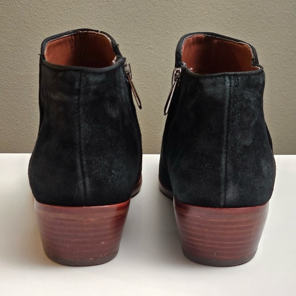Sam Edelman Petty Suede Ankle Bootie, Black, Size 8 - Picture 4 of 8